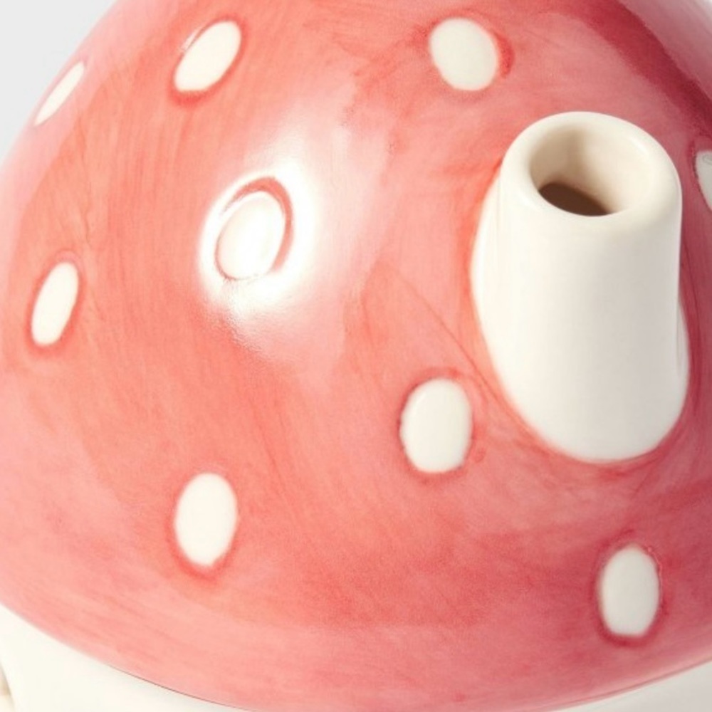 Illuminated Ceramic Mushroom House, NWT - Picture 9 of 14